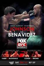 Watch UFC On Fox Johnson vs Benavidez II Freemovieswatch