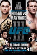 Watch UFC 136 Edgar vs Maynard III Freemovieswatch