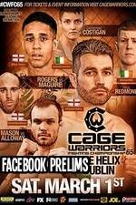 Watch Cage Warriors 65 Facebook prelims Freemovieswatch