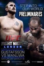 Watch UFC Fight Night 38: Gustafsson vs. Manuwa Preliminaries Freemovieswatch