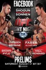Watch UFC Fight Night 26 Facebook Prelims Freemovieswatch